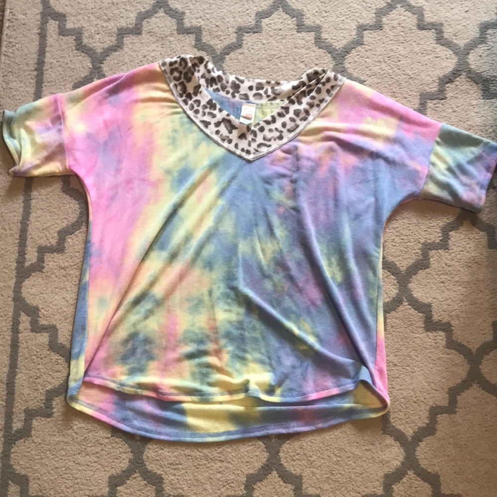 Tie Dye and Cheetah top! 💕